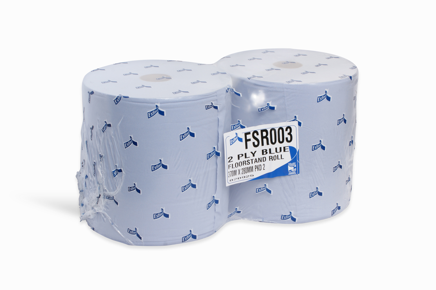 Forecourt Rolls 2-Ply - Blue (Pack of 2)